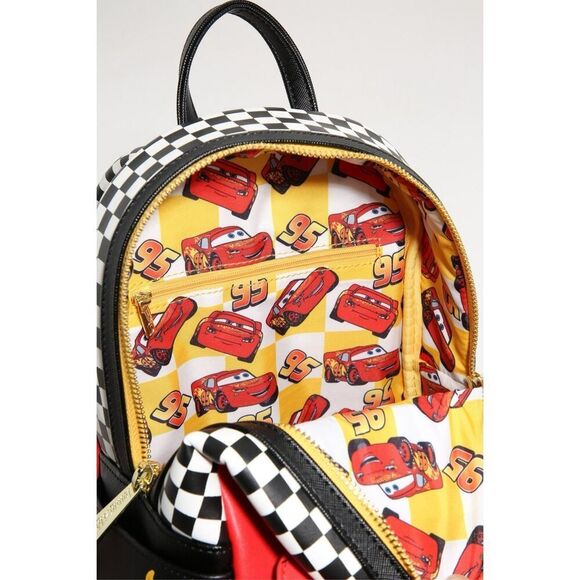 Loungefly Disney Pixar Cars Lightning McQueen Rust-eze Light-up Mini Backpack main image 4